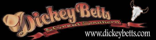 Dickey Betts & Great Southern website banner