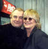 Bonnie with Alan White, the drummer from Yes
