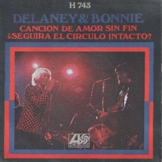 Picture sleeve for Never Ending Song Of Love (Spanish)