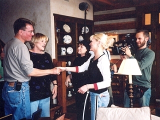 Bonnie and Bekka on The Real Rosanne show, Nashville, 2003