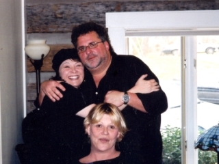 Bonnie with Rosanne, Nashville, 2003